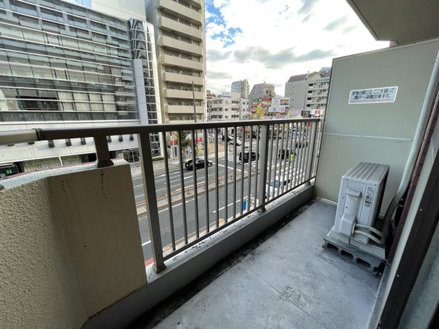 セントレ六甲のバルコニー