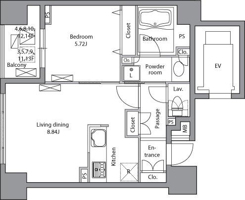 新品家具付きマンション岩本町1B(KaGood東京)