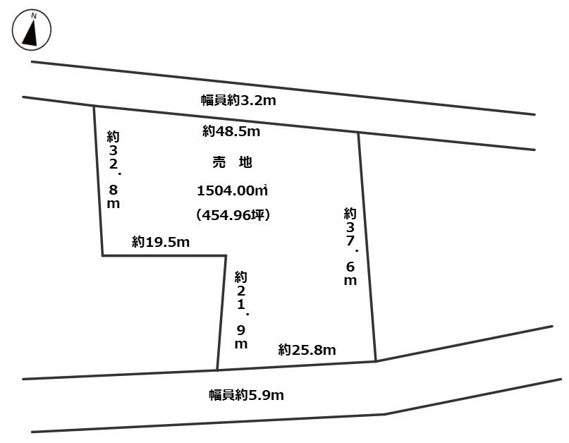 安城市二本木町東切替の土地図