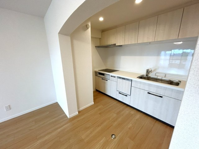 三旺マンション城山のキッチン|きれいなキッチンです