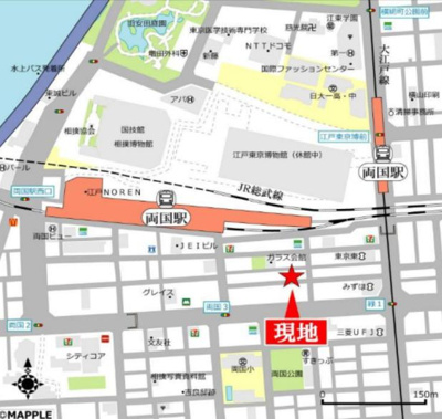 【地図】 | シャルム両国