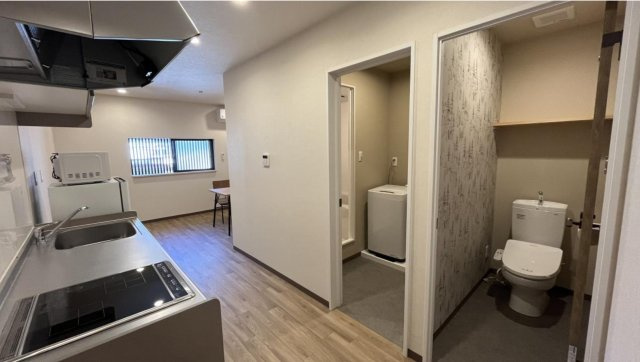 大阪市西成区　民泊物件「天下茶屋駅徒歩6分」のキッチン