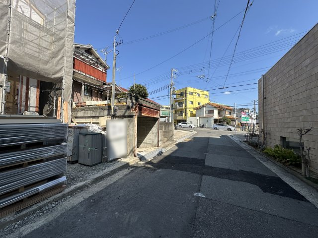 明石市荷山町新築戸建の前面道路含む現地写真|2026年3月12日撮影