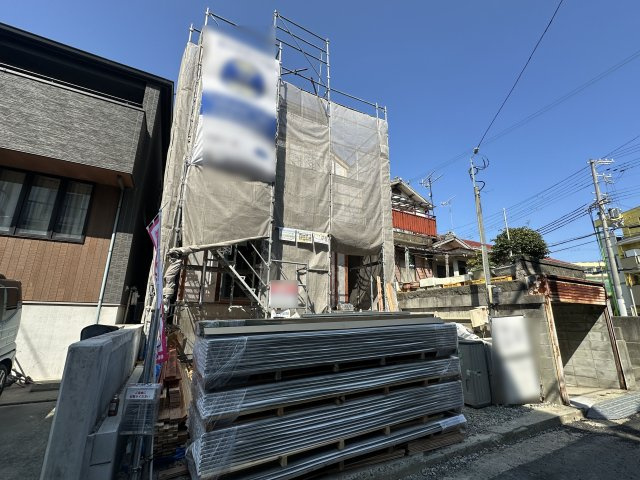 明石市荷山町新築戸建の前面道路含む現地写真|2026年3月12日撮影