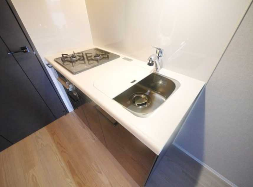 ドゥーエ二子新地　駅近　築浅　オートロックのキッチン