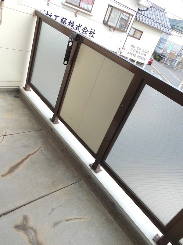 エクセルハイムⅡのバルコニー