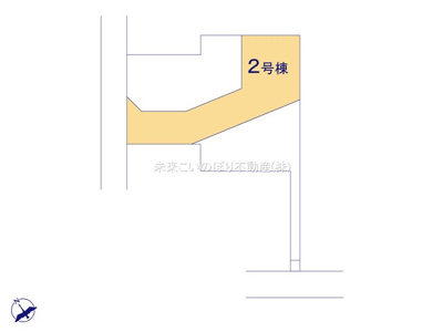 【区画図】 | Blooming Garden久喜市本町2丁目2期 | 現況と異なる場合は現況優先とさせていただきます