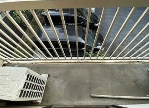 フラットイン蓮根のバルコニー