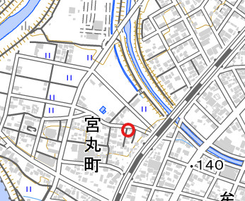都城市　一棟アパートの地図
