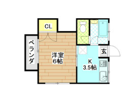 都城市　一棟アパートの間取り