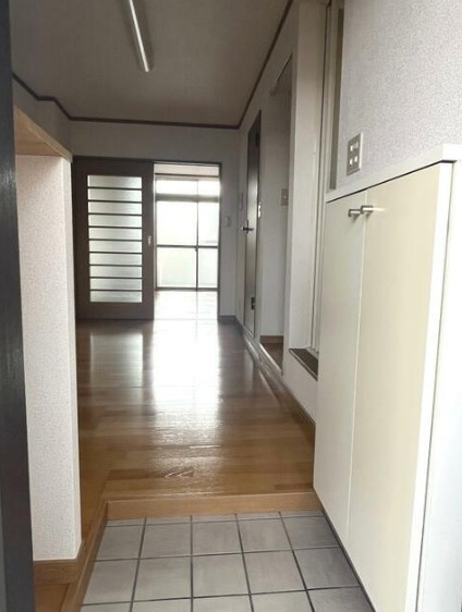 メゾン柏の玄関