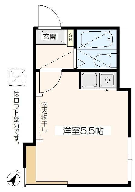 ルーブル弐番館の間取り
