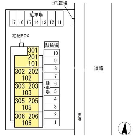 C＆A－Ⅰの区画図