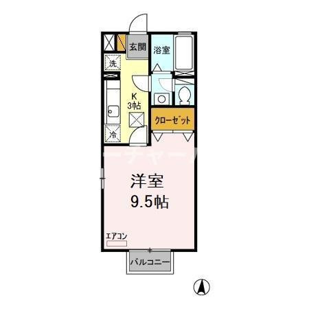 サンフィール　Ｃの間取り
