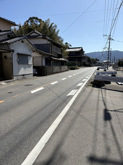 【前面道路含む現地写真】 | 糸島市高来寺土地