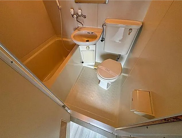 大阪市東住吉区1棟投資売りマンション「今川駅徒歩4分」「満室」の浴室