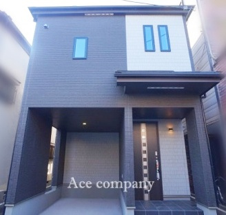 【外観】 | 東住吉区杭全7丁目 | 【新築完成済み☆2階建て♪地震に強い家！設計＆建設住宅性能評価付き☆】ローン返済目安：月々約105958円（頭金0円、変動金利0.875％、返済期間40年、ボーナス払い無しで試算しています）