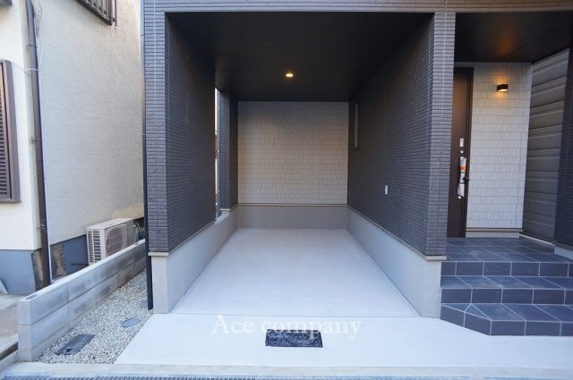 【駐車場】 | 東住吉区杭全7丁目 | べた基礎・24時間換気システム・複層ガラスサッシ・シックハウス対策☆