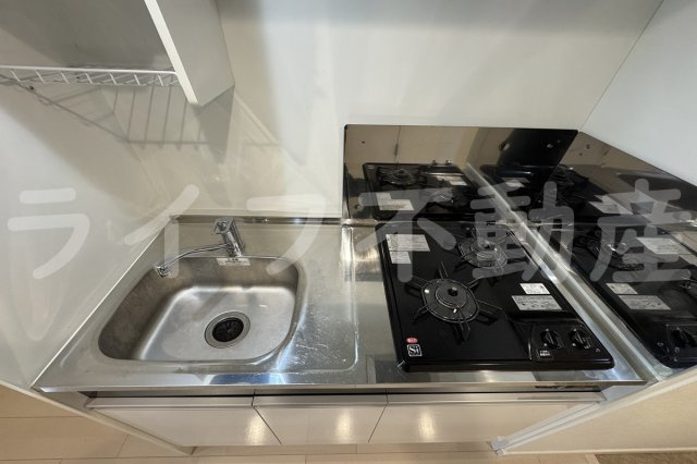 EXハイツMITO B棟のキッチン|お料理しやすいキッチンです