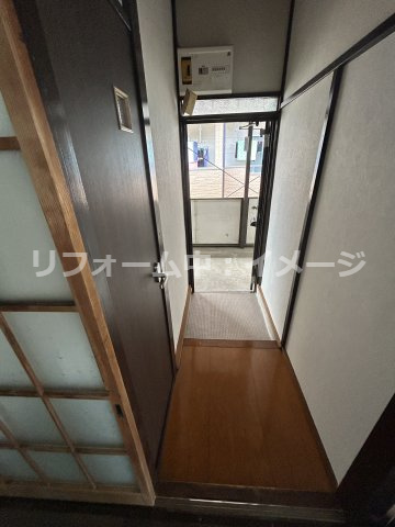 コーポ卯月の玄関