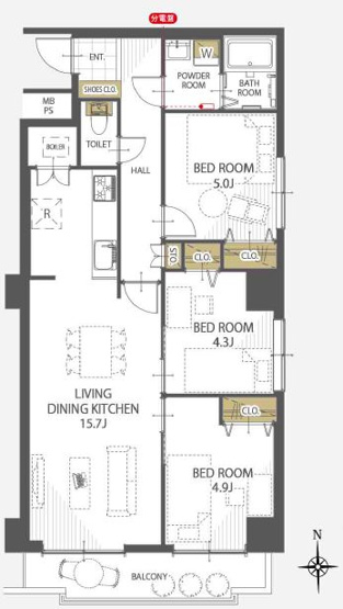 【間取り】 | シャンボール植物園第二