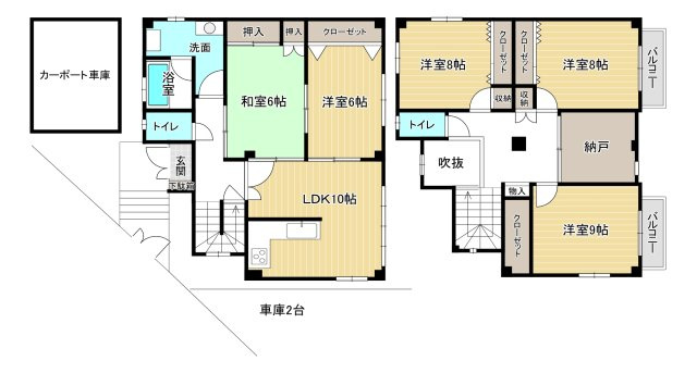 長田区片山町5丁目　の間取り