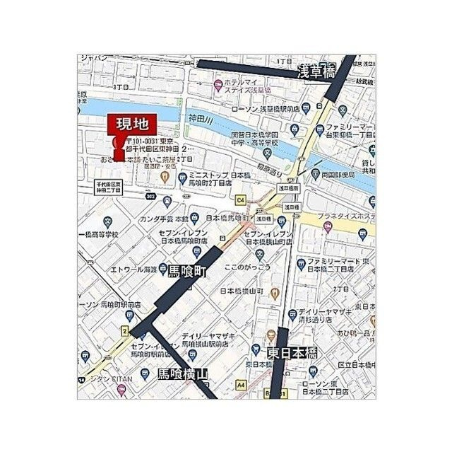 Ｌａ　Ｄｏｕｃｅｕｒ東神田の地図
