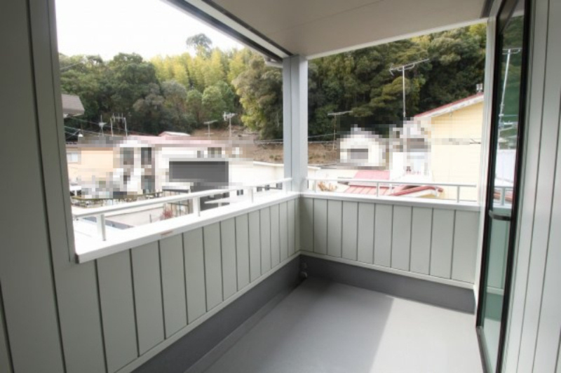 南国市里改田　新築戸建【2階リビング】のバルコニー