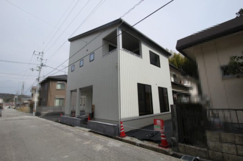 南国市里改田　新築戸建【2階リビング】の外観