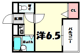 【間取り】 | グランテ下山手