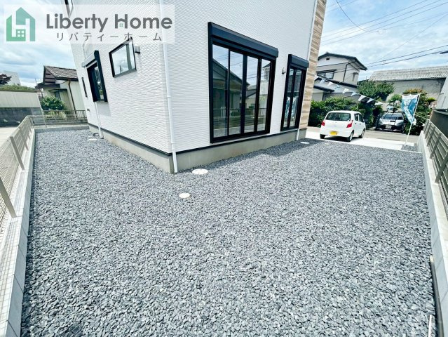 水戸市吉沢町３期　新築戸建の庭
