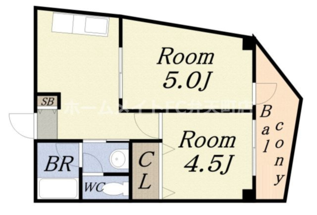【間取り】 | シティライフ九条