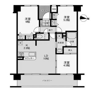 【間取り】 | グローバル池田住吉