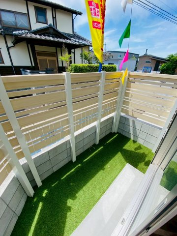 ハートフルタウン／東区沼山津3丁目／A号棟の庭