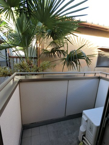 グランデ十番館のバルコニー