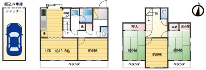 赤松町2丁目　の間取り