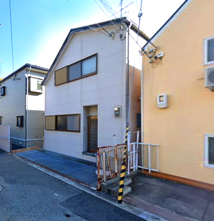 兵庫区会下山町2丁目　中古戸建の前面道路含む現地写真