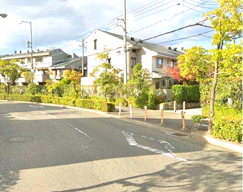 芦屋市浜風町の前面道路含む現地写真