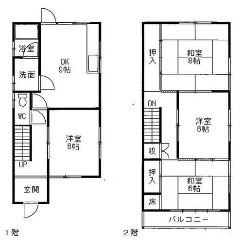 花山町2丁目の間取り|新生活にふさわしい、キレイなお部屋をご用意しています。