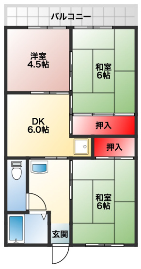 【間取り】 | メゾン千種Ⅰ
