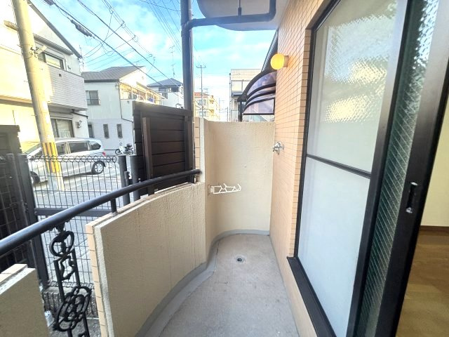 カサイマンションのバルコニー