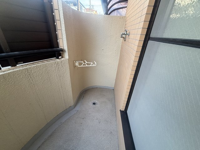 カサイマンションのバルコニー