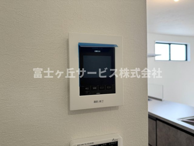 【セキュリティ】 | 静岡市駿河区西脇 3期 新築一戸建て | 来客の際、顔が見えて安心です