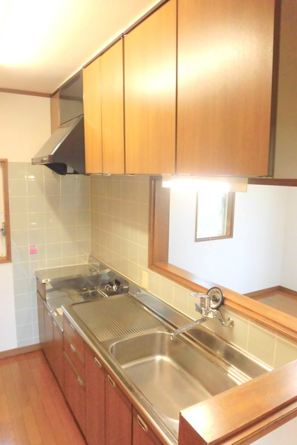 グリーンタウンのキッチン|人気のカウンターキッチン・ガスコンロ設置可♪