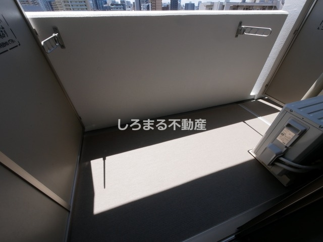 Alivis福島海老江のバルコニー