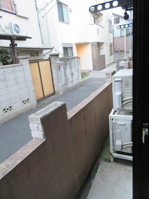 リースランド十条のバルコニー