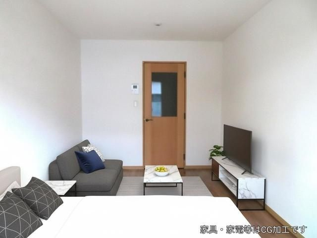 リースランド十条の寝室