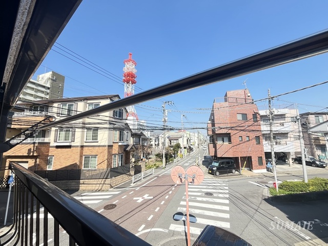 藤コーポのバルコニー|外干しもできます☆