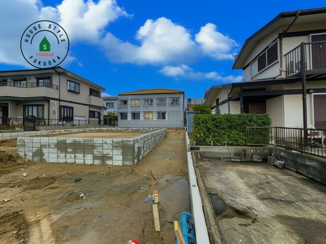 福岡市西区下山門1丁目第1-2棟（1号棟）の外観|デザイン性のある外観です。