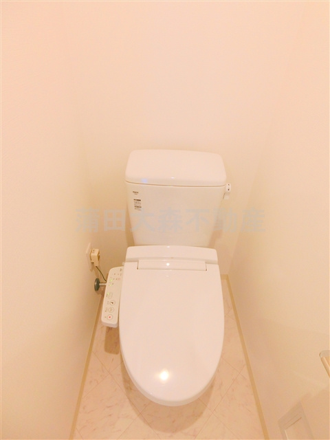 メイクスデザイン糀谷アジールコートのトイレ|温水洗浄便座付きのトイレ